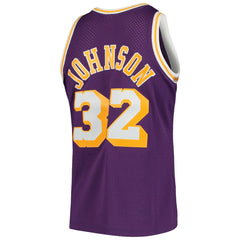 Purple Magic Johnson Los Angeles Lakers 1984/85 Hardwood Classics Swingman Jersey | NBA