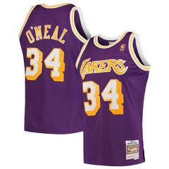 Purple Shaquille O'Neal Los Angeles Lakers Hardwood Classics Swingman Jersey | NBA