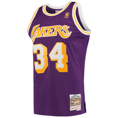 Purple Shaquille O'Neal Los Angeles Lakers Hardwood Classics Swingman Jersey | NBA