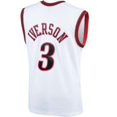 White Allen Iverson Philadelphia 76ers Hardwood Classics Swingman Jersey | NBA