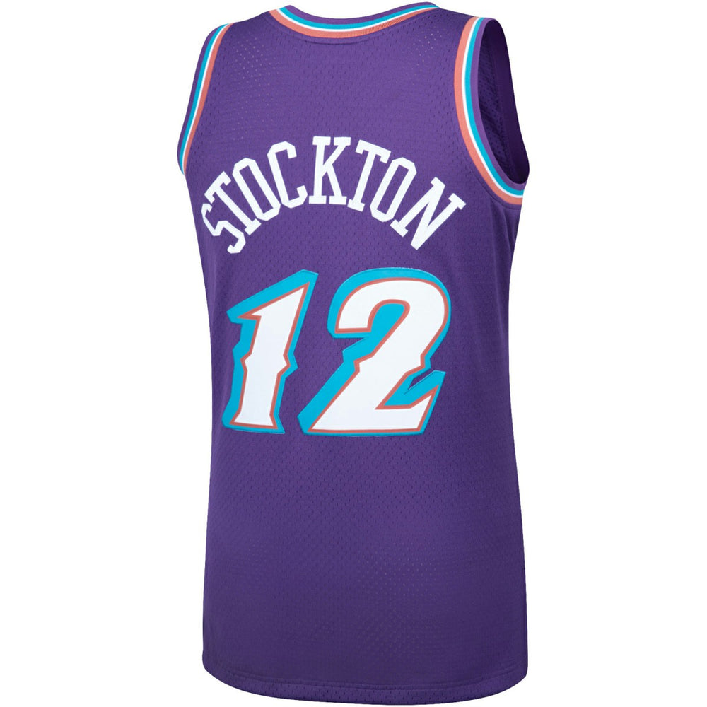 Purple John Stockton Utah Jazz Hardwood Classics Swingman Jersey | NBA