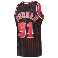 Black Dennis Rodman Chicago Bulls Hardwood Classics Swingman Jersey sale | NBA