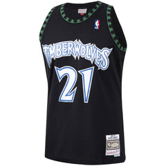 Black Kevin Garnett Minnesota Timberwolves Hardwood Classics Swingman Jersey | NBA