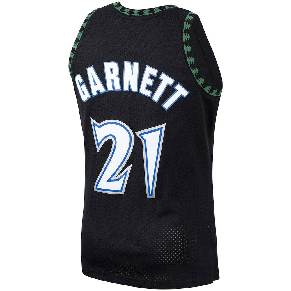 Black Kevin Garnett Minnesota Timberwolves Hardwood Classics Swingman Jersey | NBA