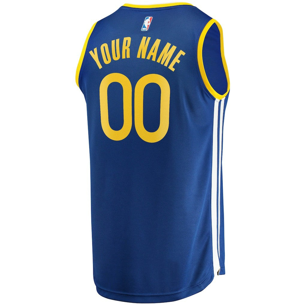 Icon Edition Golden State Warriors Fast Break Custom Replica Jersey Royal sale | NBA
