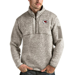 Kansas City Chiefs Antigua Fortune Quarter-Zip Pullover Jacket | NFL New