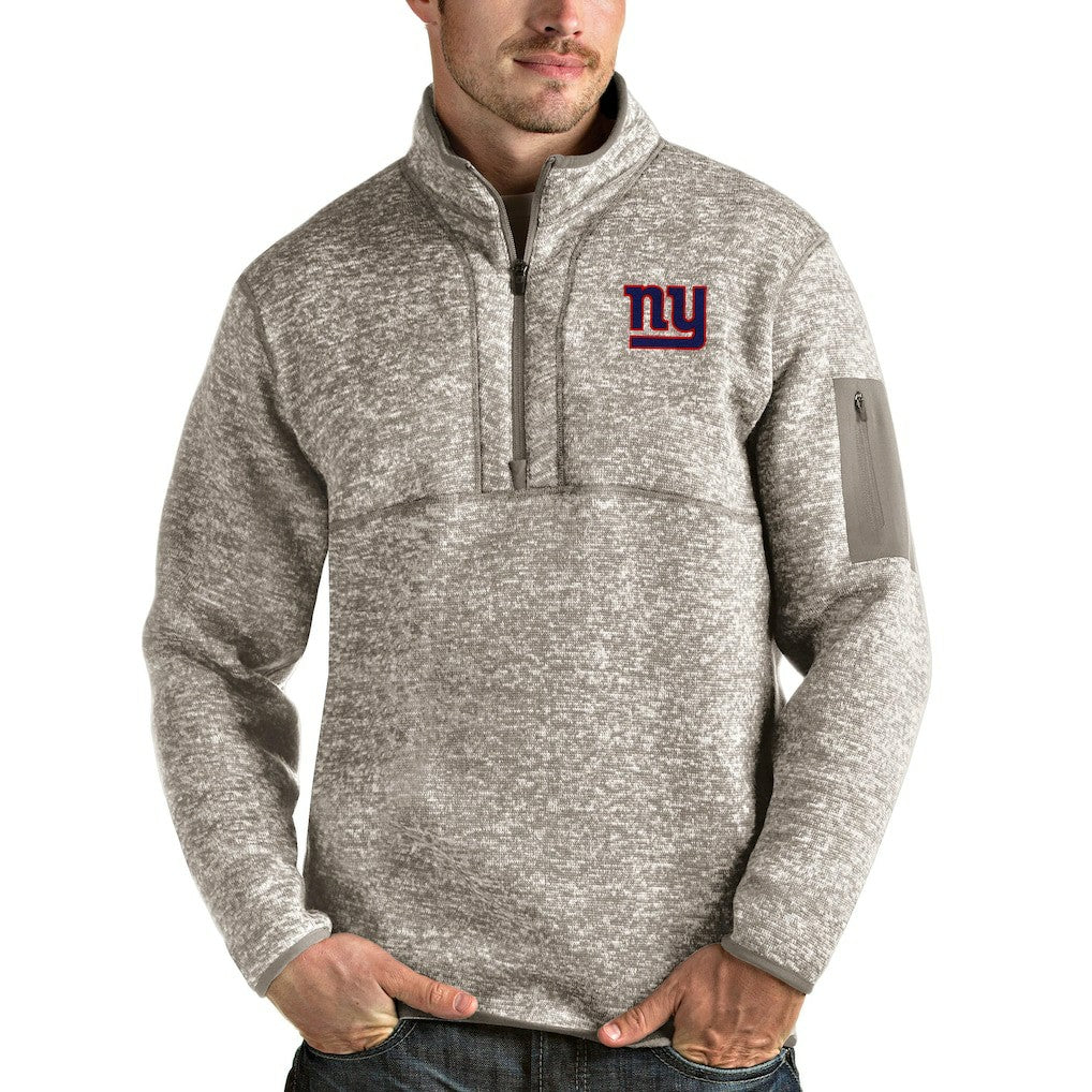 New York Giants Antigua Fortune Quarter-Zip Pullover Jacket | NFL Sale