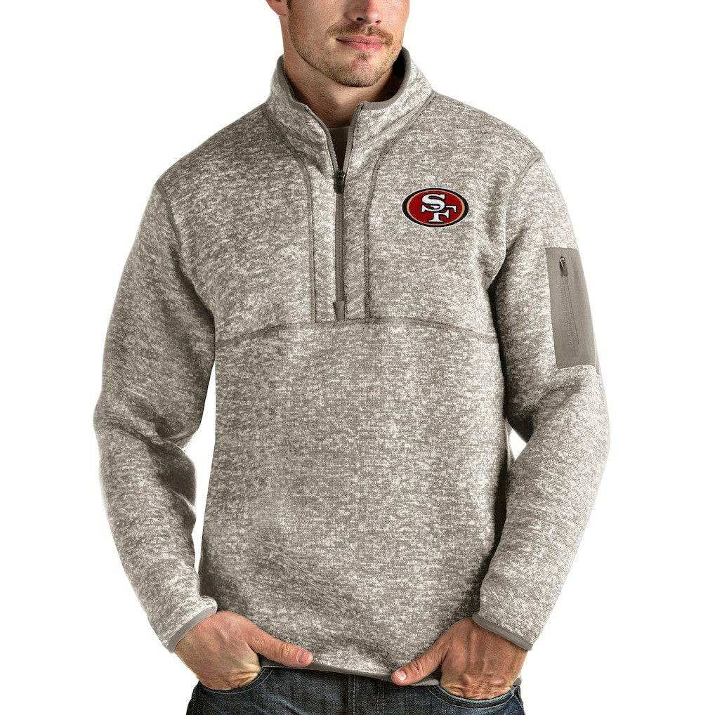 San Francisco 49ers Antigua Fortune Quarter-Zip Pullover Jacket | NFL On sale
