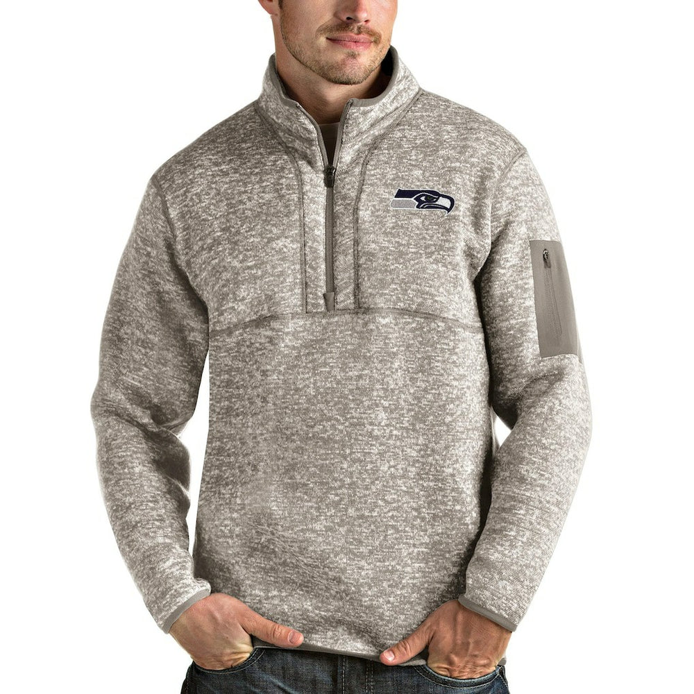 Seattle Seahawks Antigua Fortune Quarter-Zip Pullover Jacket | NFL Hot