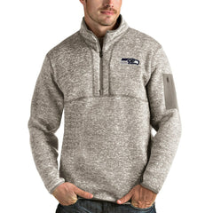 Seattle Seahawks Antigua Fortune Quarter-Zip Pullover Jacket | NFL Hot