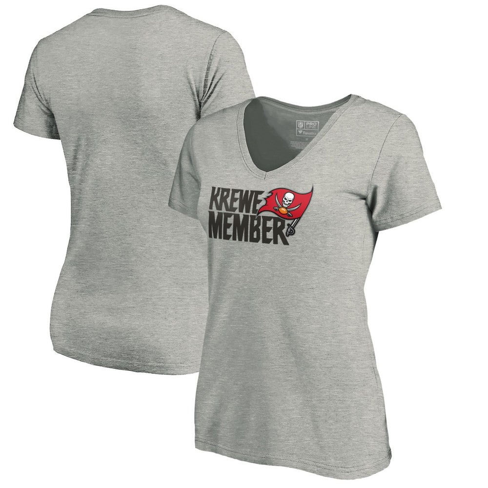 Tampa Bay Buccaneers Women's Krewe Member V-Neck T-Shirt | NFL Online