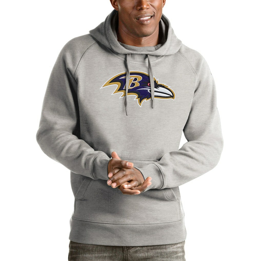 Baltimore Ravens Antigua Victory Pullover Hoodie | NFL Hot