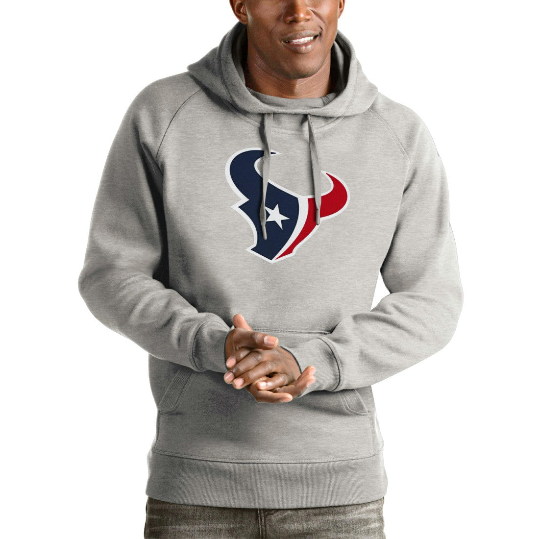Houston Texans Antigua Victory Pullover Hoodie | NFL Online