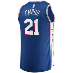 Royal Joel Embiid Philadelphia 76ers Fast Break Replica Player Jersey | NBA