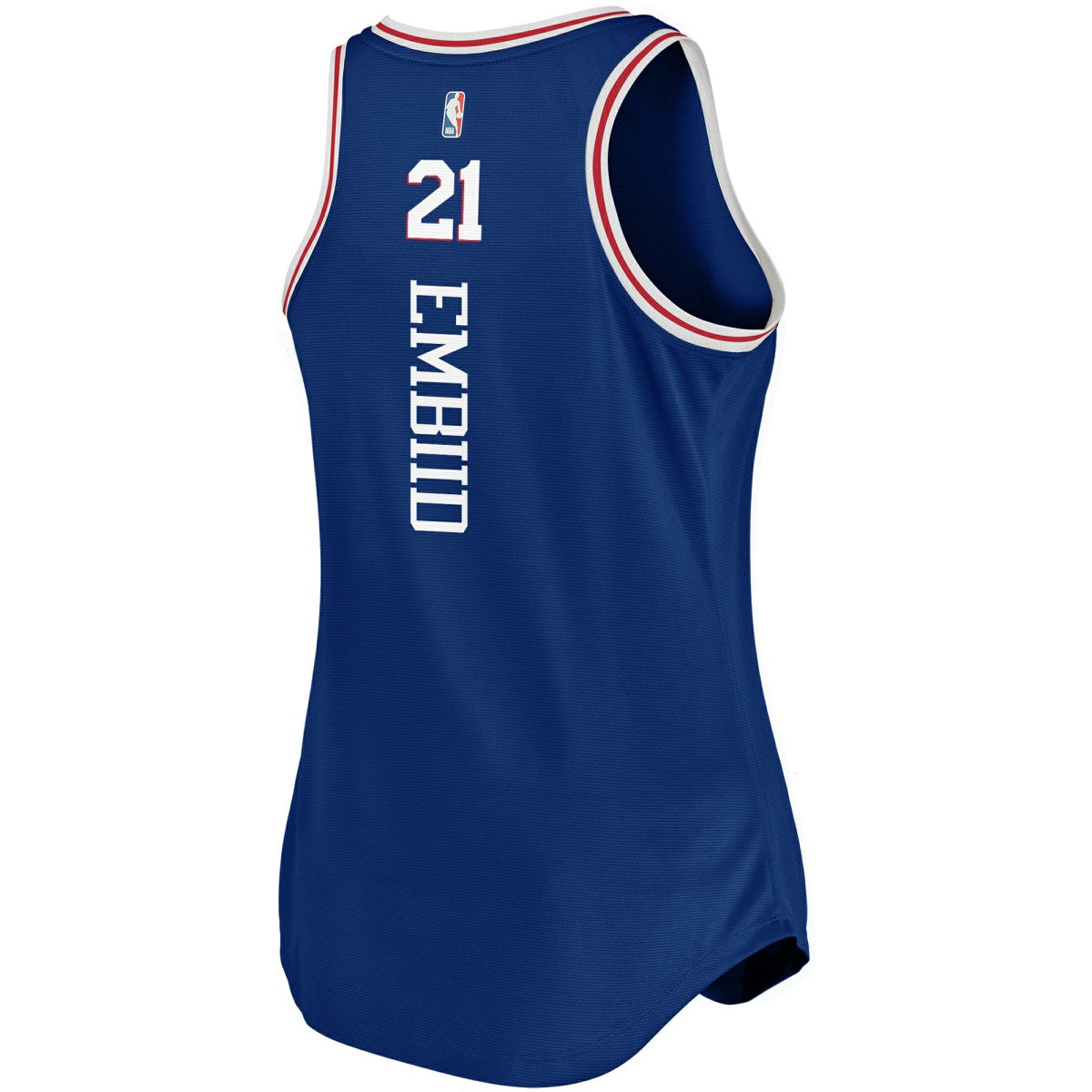 Royal Joel Embiid Philadelphia 76ers Women's Fast Break Team Tank Jersey | NBA