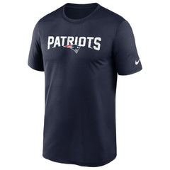 New England Patriots Wordmark Legend Performance T-Shirt | NFL Sale