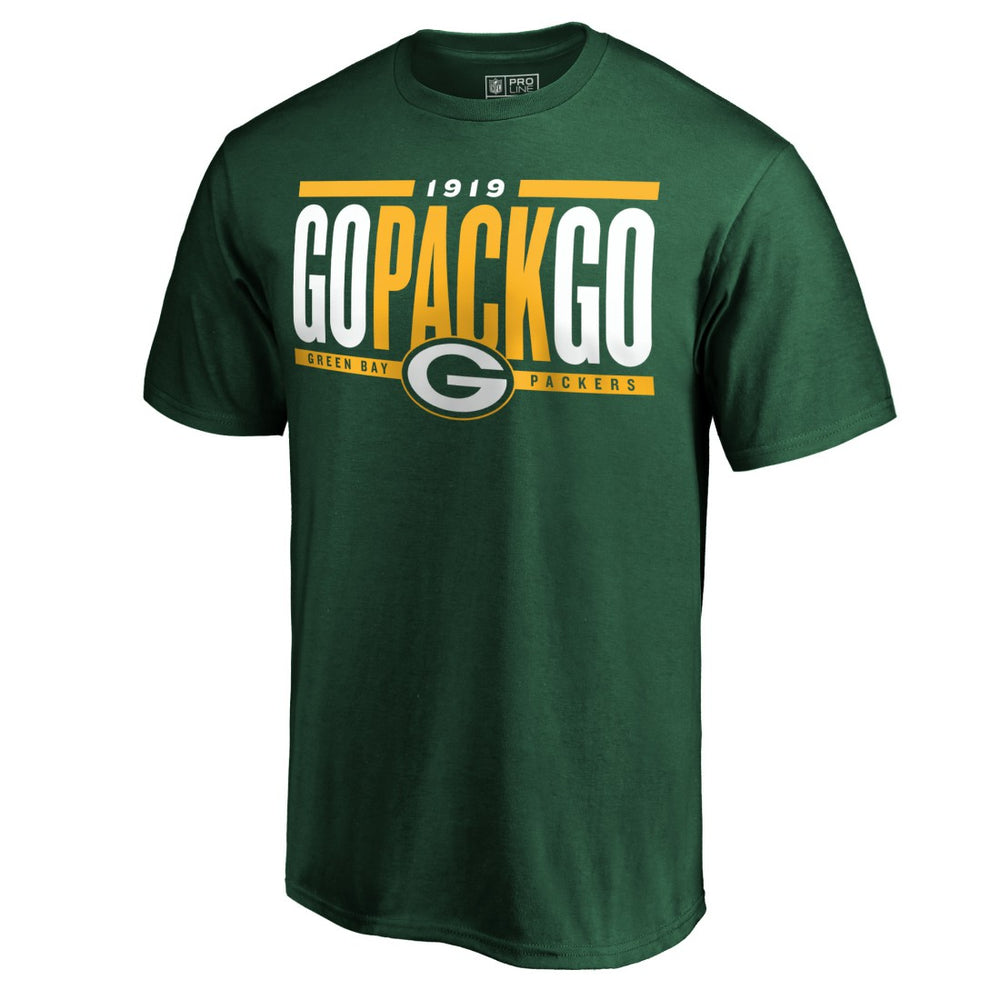 Green Bay Packers Hometown Refresh Go Pack Go T-Shirt | NFL New
