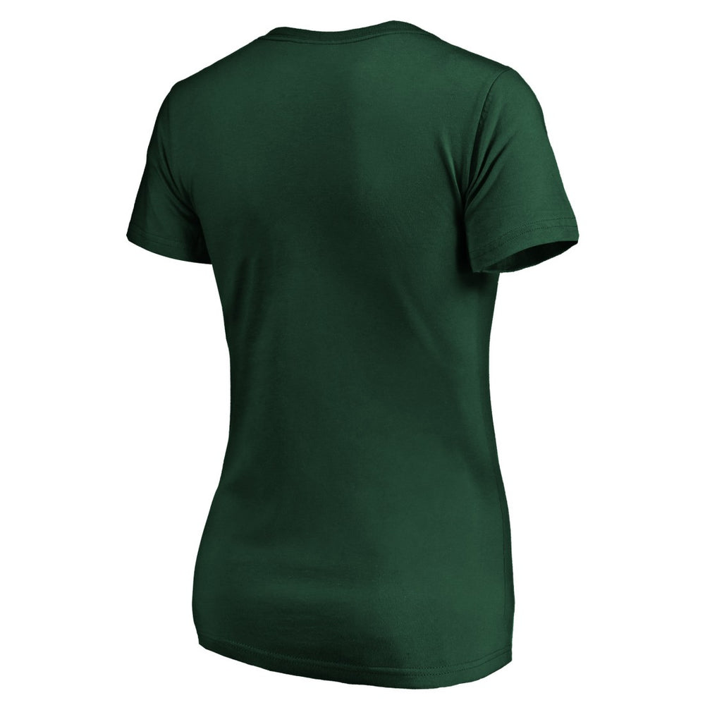 Green Bay Packers Women's Hometown Refresh Go Pack Go V-Neck T-Shirt | NFL US
