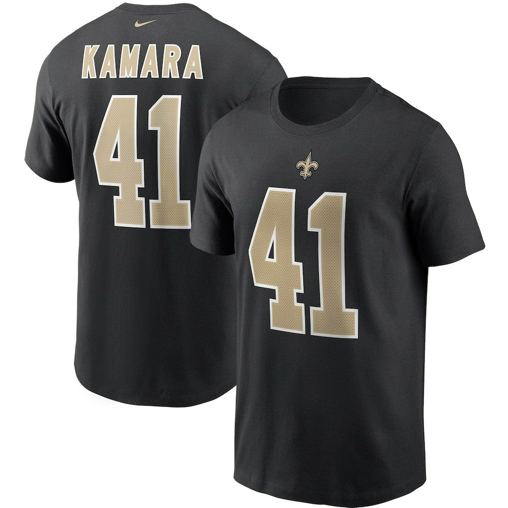 New Orleans Saints Alvin Kamara  Name & Number T-Shirt | NFL Discount