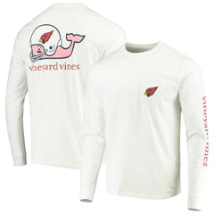 Arizona Cardinals Vineyard Vines Whale Helmet Long Sleeve T-Shirt | NFL US