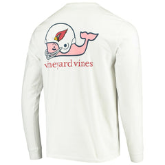 Arizona Cardinals Vineyard Vines Whale Helmet Long Sleeve T-Shirt | NFL US