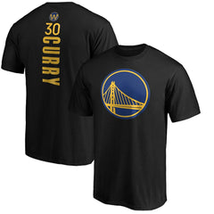 Black Stephen Curry Golden State Warriors Playmaker Name & Number Team T-Shirt sale | NBA