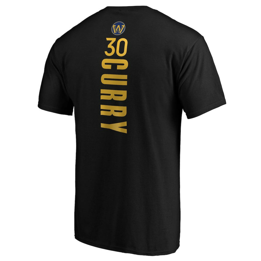 Black Stephen Curry Golden State Warriors Playmaker Name & Number Team T-Shirt sale | NBA