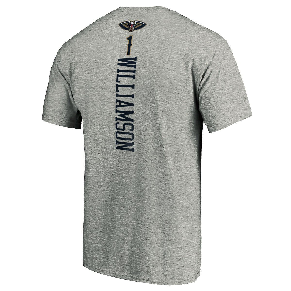 Heathered Gray Zion Williamson New Orleans Pelicans Playmaker Name & Number Team T-Shirt | NBA