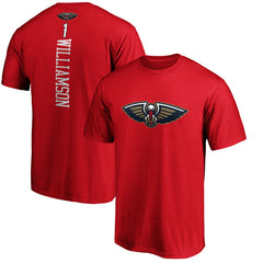Red Zion Williamson New Orleans Pelicans Playmaker Name & Number Team T-Shirt | NBA