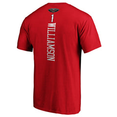 Red Zion Williamson New Orleans Pelicans Playmaker Name & Number Team T-Shirt | NBA