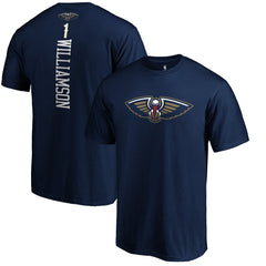 Navy Zion Williamson New Orleans Pelicans Team Playmaker Name & Number T-Shirt | NBA