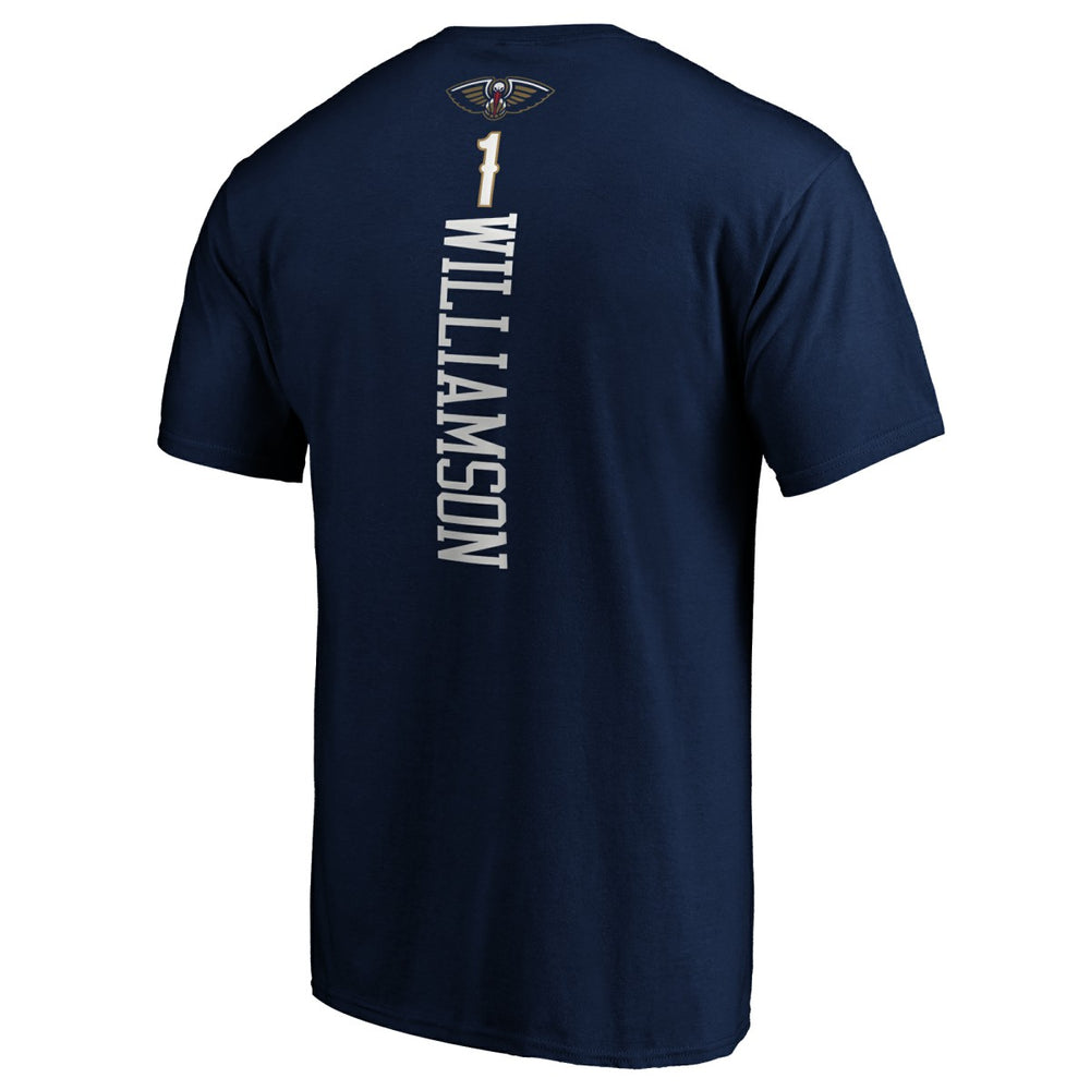 Navy Zion Williamson New Orleans Pelicans Team Playmaker Name & Number T-Shirt | NBA