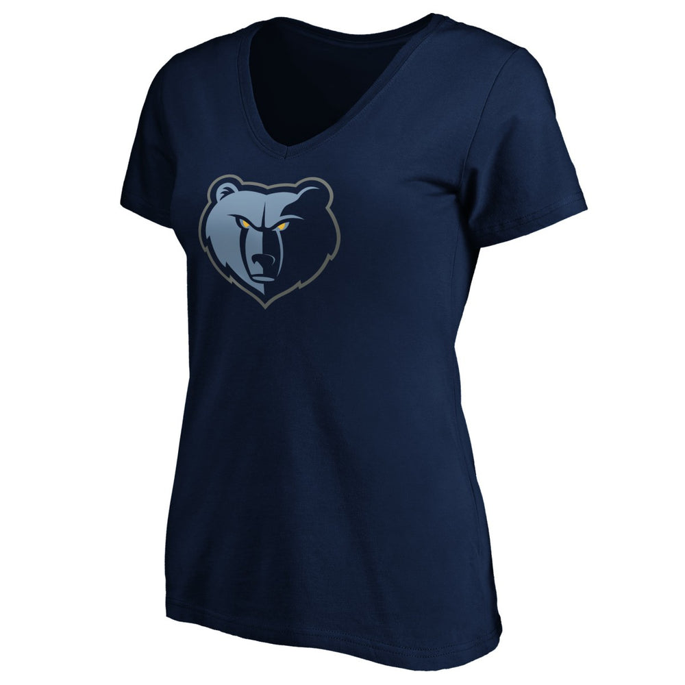 Navy Ja Morant Memphis Grizzlies Women's Playmaker Name & Number V-Neck T-Shirt | NBA