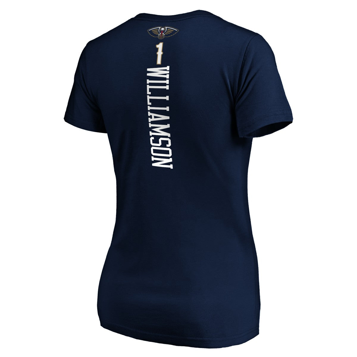 Navy Zion Williamson New Orleans Pelicans Women's Playmaker Name & Number V-Neck T-Shirt | NBA
