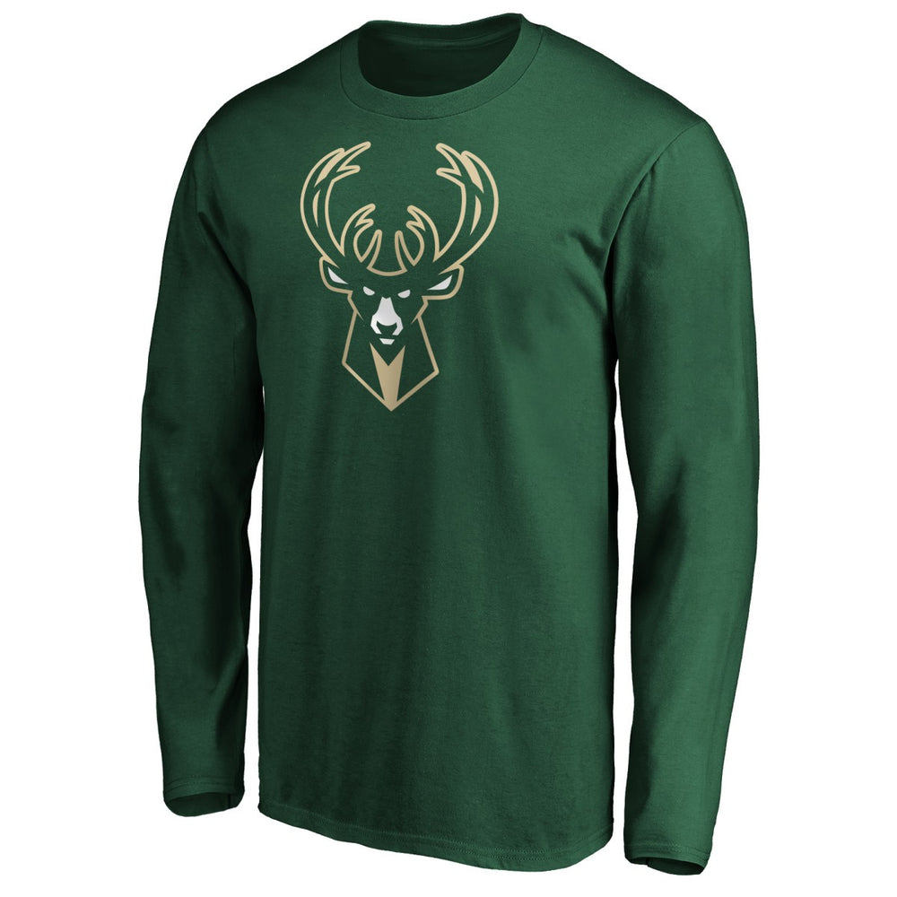 Hunter Green Giannis Antetokounmpo Milwaukee Bucks Playmaker Name & Number Long Sleeve T-Shirt | NBA