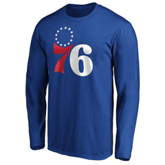 Royal Joel Embiid Philadelphia 76ers Playmaker Name & Number Long Sleeve T-Shirt | NBA
