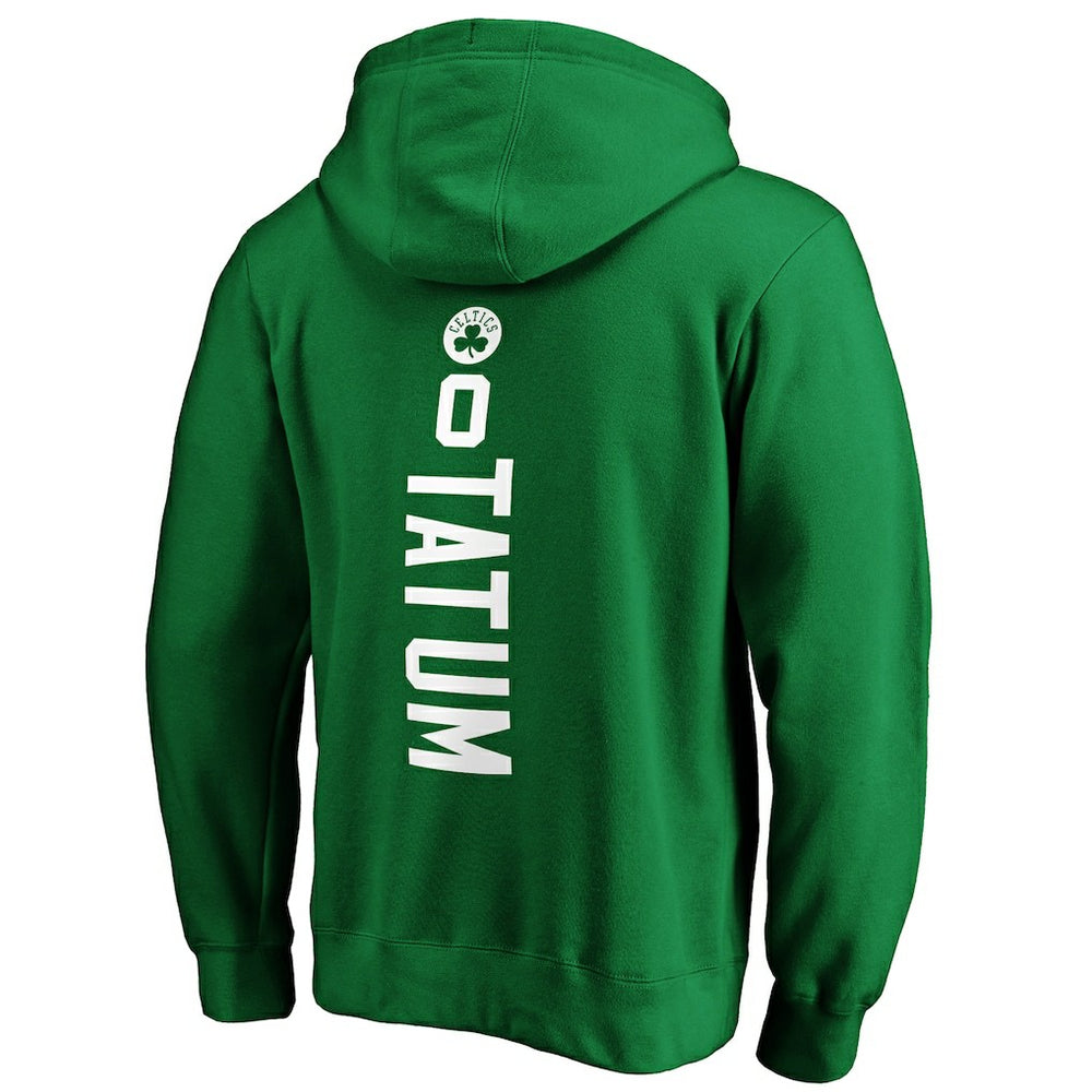 Kelly Green Jayson Tatum Boston Celtics Playmaker Name & Number Pullover Hoodie | NBA