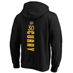 Black Stephen Curry Golden State Warriors Playmaker Name & Number Pullover Hoodie sale | NBA