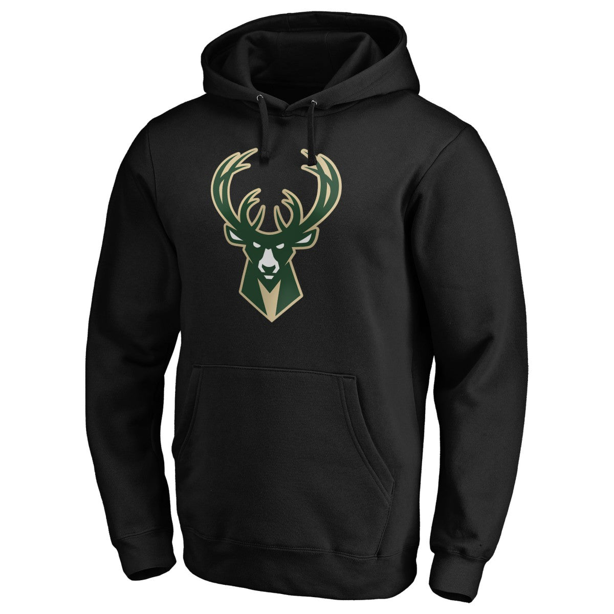 Black Giannis Antetokounmpo Milwaukee Bucks Playmaker Name & Number Pullover Hoodie | NBA