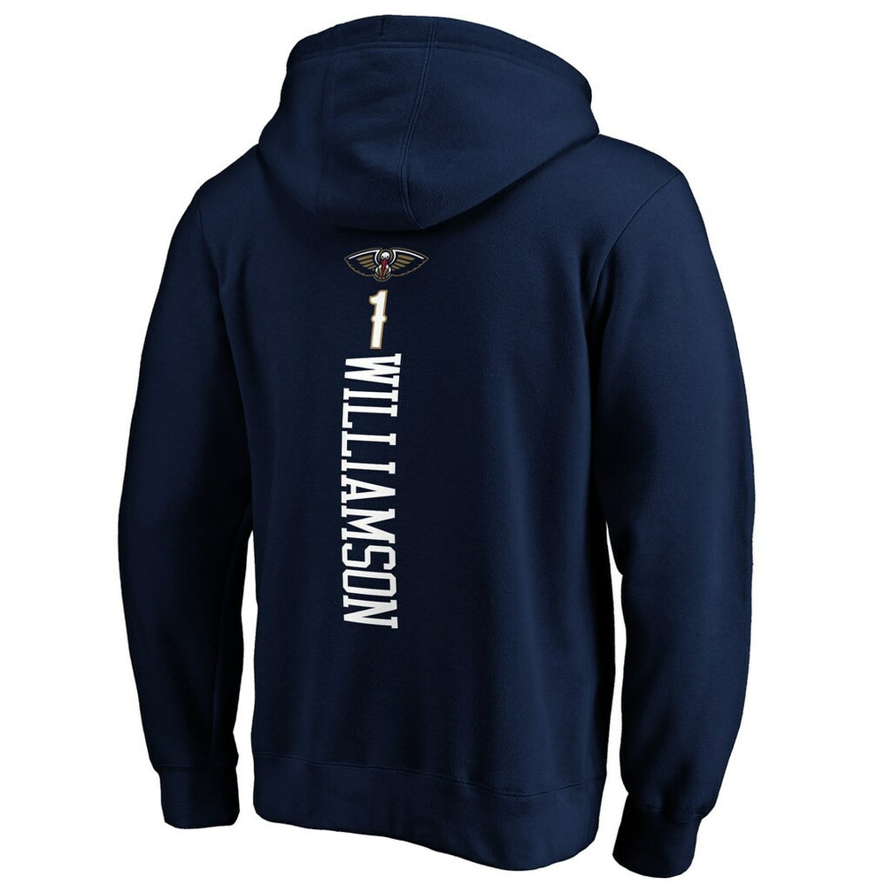 Navy Zion Williamson New Orleans Pelicans Playmaker Name & Number Pullover Hoodie | NBA