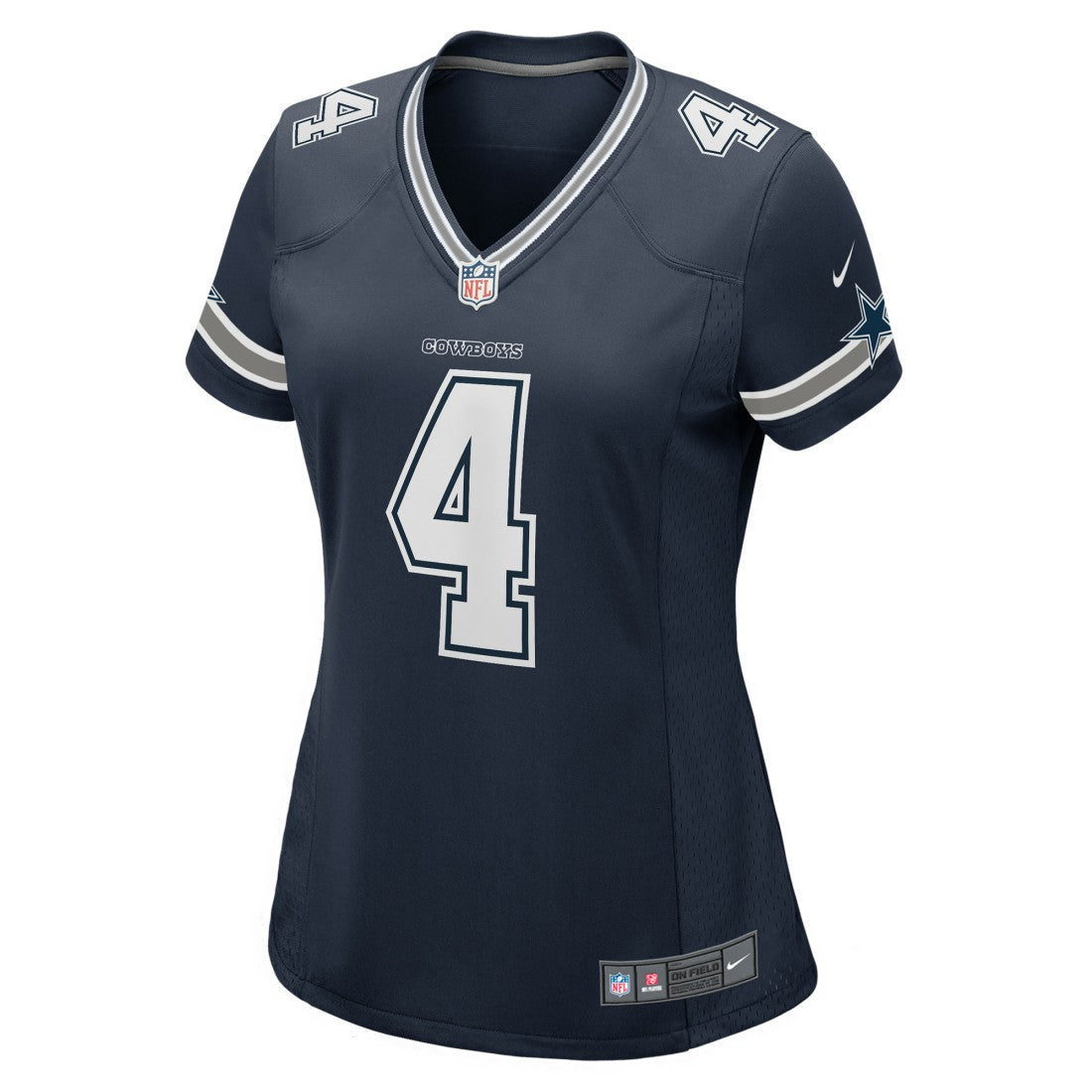 Dallas Cowboys Dak Prescott  Women's Game Team Jersey | NFL US