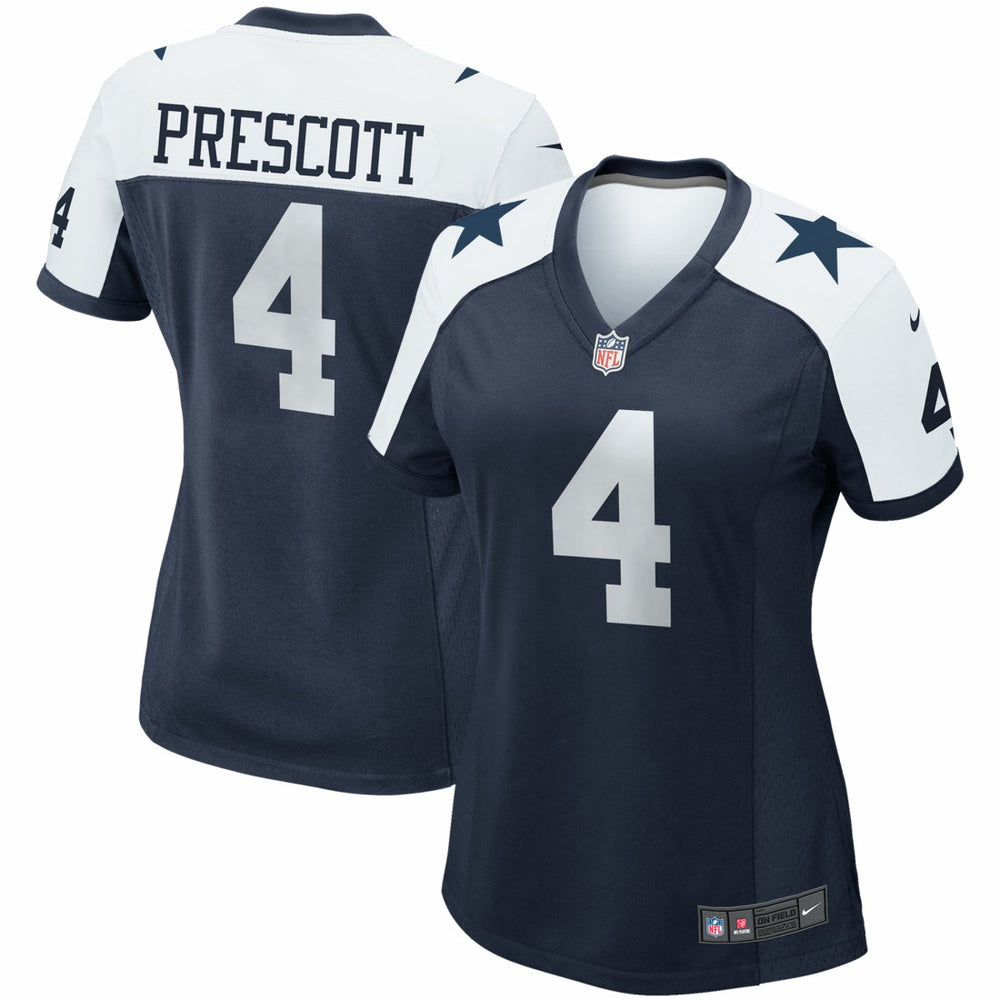 Dallas Cowboys Dak Prescott  Women's Alternate Game Team Jersey | NFL Discount