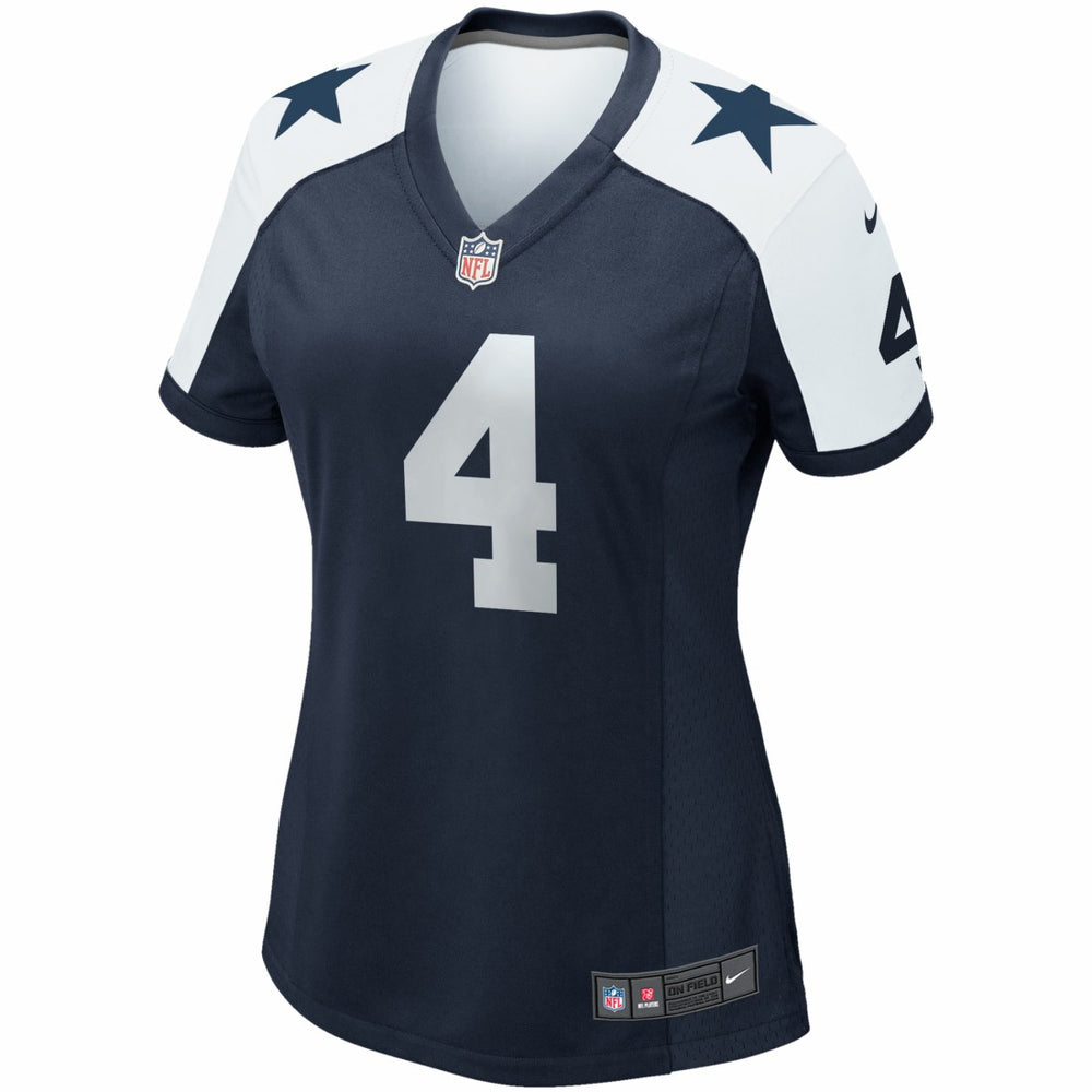 Dallas Cowboys Dak Prescott  Women's Alternate Game Team Jersey | NFL Discount