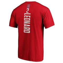 Red Kawhi Leonard LA Clippers Team Playmaker Name & Number T-Shirt | NBA