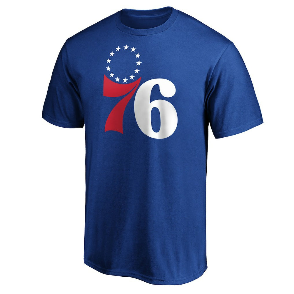 Royal Joel Embiid Philadelphia 76ers Playmaker Name & Number T-Shirt | NBA