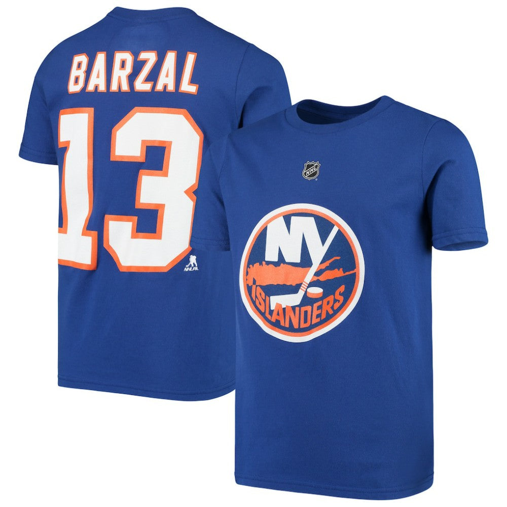 Mathew Barzal New York Islanders Youth Player Name & Number T-Shirt -  NHL T-shirts