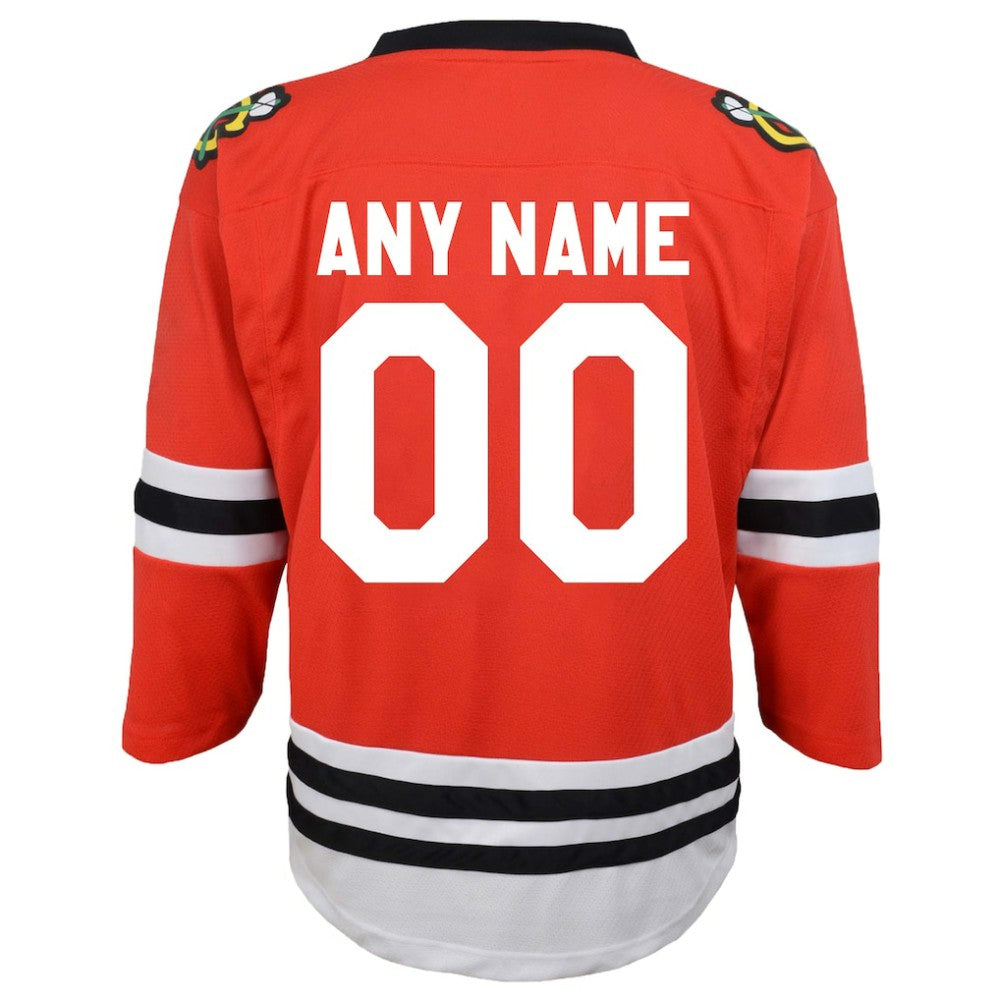 Chicago Blackhawks Youth Replica Custom Jersey -  NHL Jerseys