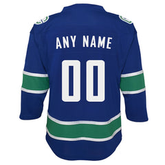 Vancouver Canucks Youth Replica Custom Jersey -  NHL Jerseys