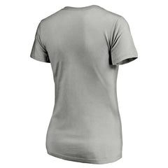Gray Phoenix Suns Women's Primary Logo Team V-Neck T-Shirt | NBA