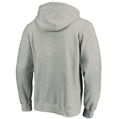 Heather Gray Dallas Mavericks Team Primary Logo Fitted Pullover Hoodie sale | NBA